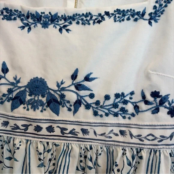 Agua by Agua Bendita Pistacho grosellas-printed poplin dress maxi floral - Picture 12 of 12